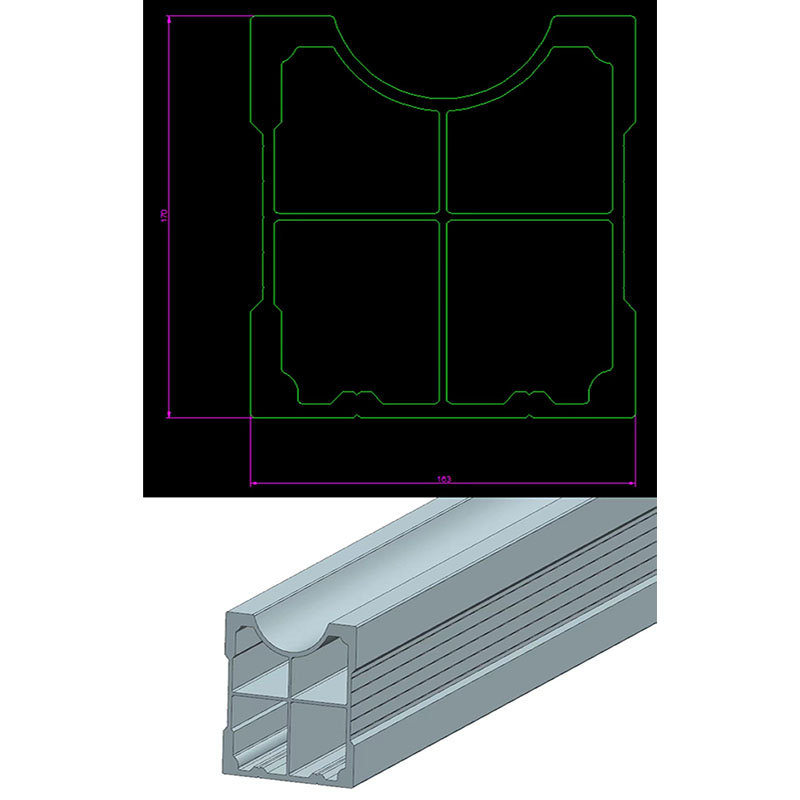 激光切割机专用航空铝横梁
